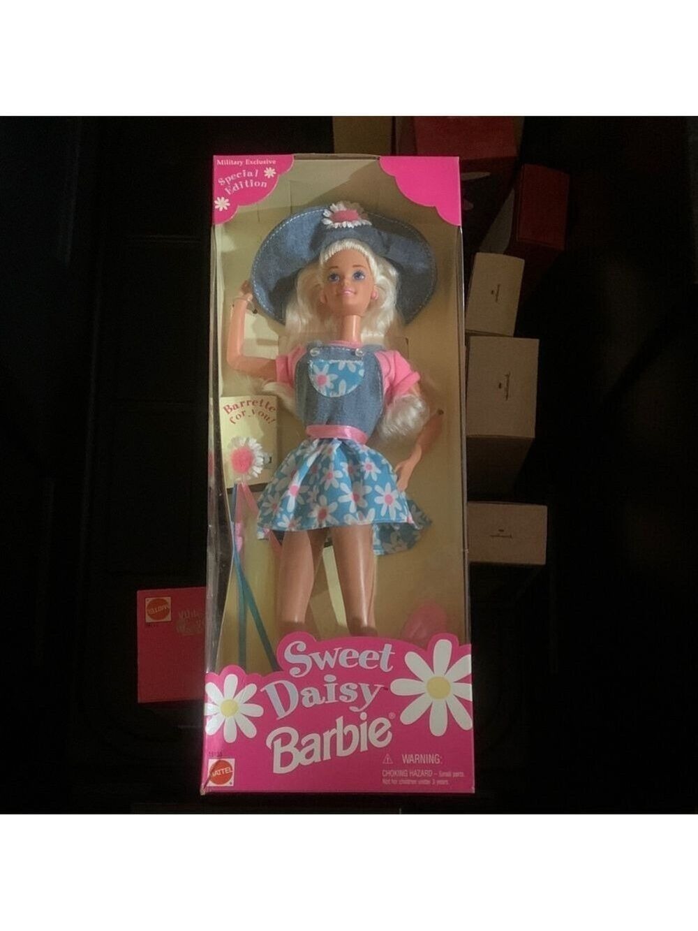 Vintage 1996 Military Exclusive Sweet Daisy Barbie NIB #15133